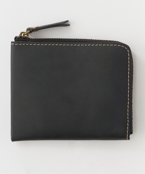 ROOPTOKYO(ループトウキョウ)の「OKUOKU 0909/オクオク 本革ヴィンテージライク 牛革クレイジーホースレザー コンパクト 2つ折り ラウンドジップウォレット 2026年春夏(財布・メンズ・イエロー/グリーン/レッド系その他/ダークブラウン/ブラック/ブルー/ライトブラウン・FREE)」の19枚目の写真