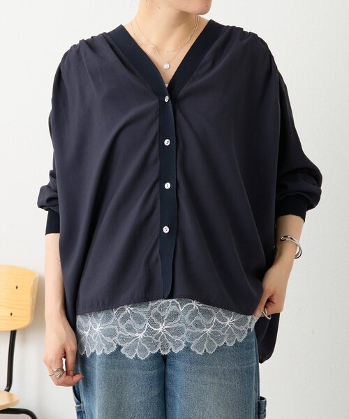 LIVETART（リヴェタート）の「シアーレースキャミ（キャミソール・レディース・ブラック/ホワイト・FREE）」の6枚目の写真