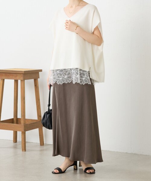 LIVETART（リヴェタート）の「シアーレースキャミ（キャミソール・レディース・ブラック/ホワイト・FREE）」の10枚目の写真