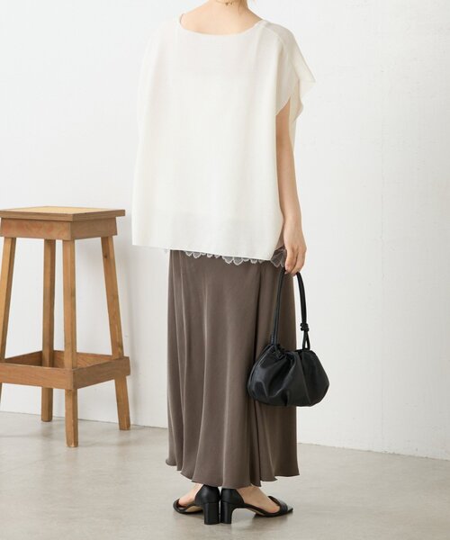 LIVETART（リヴェタート）の「シアーレースキャミ（キャミソール・レディース・ブラック/ホワイト・FREE）」の11枚目の写真