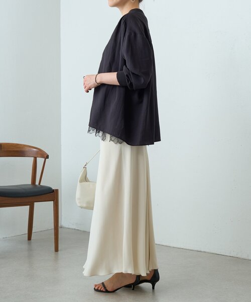 LIVETART（リヴェタート）の「シアーレースキャミ（キャミソール・レディース・ブラック/ホワイト・FREE）」の15枚目の写真