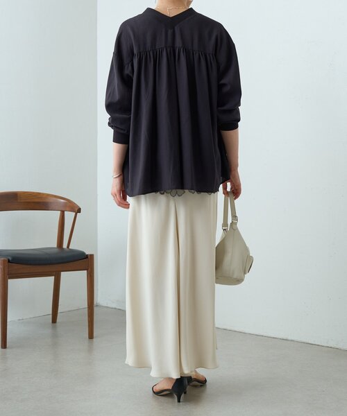 LIVETART（リヴェタート）の「シアーレースキャミ（キャミソール・レディース・ブラック/ホワイト・FREE）」の16枚目の写真