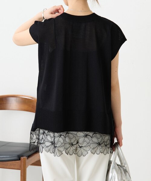 LIVETART（リヴェタート）の「シアーレースキャミ（キャミソール・レディース・ブラック/ホワイト・FREE）」の20枚目の写真