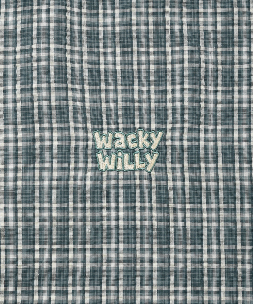 Wacky WiLLy(ワッキーウィリー)の「ギンガムチェック 半袖シャツ グリーン(シャツ/ブラウス・レディース・その他・MEDIUM/LARGE/X-LARGE/SMALL)」の5枚目の写真