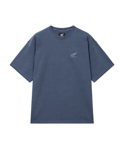 PHYPS MOTORCYCLE（フィップスモーターサイクル）の「[2Pack] Original Wing Logo Pigment Short Sleeve Blue & White（Tシャツ/カットソー・レディース・その他・SMALL/MEDIUM/LARGE/X-LARGE）」の2枚目の写真