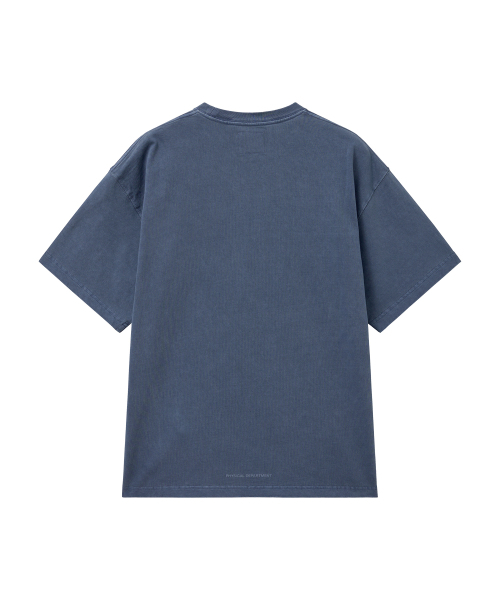 PHYPS MOTORCYCLE（フィップスモーターサイクル）の「[2Pack] Original Wing Logo Pigment Short Sleeve Blue & White（Tシャツ/カットソー・レディース・その他・SMALL/MEDIUM/LARGE/X-LARGE）」の3枚目の写真