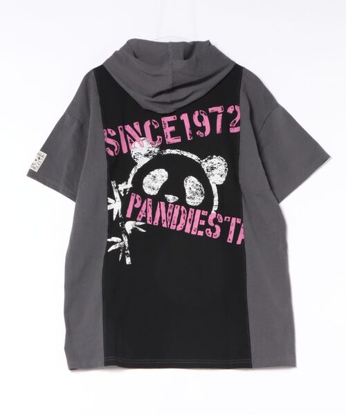 PANDIESTA（パンディエスタ）の「ミリタリー切替フーディーTee(M2)（パーカー・メンズ・ブラック/アイボリー/カーキ・M/L/XL）」の4枚目の写真