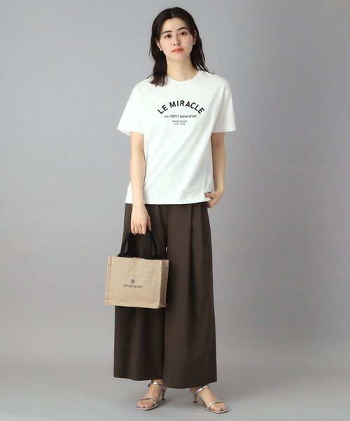 DRESSTERIOR(ドレステリア)の「ル ミラクルロゴT(Tシャツ/カットソー・レディース・ネイビー/レッド系1/オフホワイト・38/36/34)」の16枚目の写真