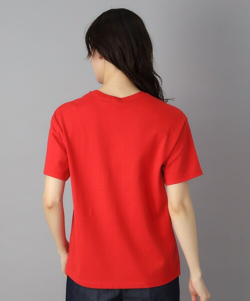 DRESSTERIOR(ドレステリア)の「ル ミラクルロゴT(Tシャツ/カットソー・レディース・ネイビー/レッド系1/オフホワイト・38/36/34)」の11枚目の写真
