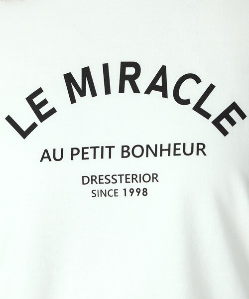 DRESSTERIOR(ドレステリア)の「ル ミラクルロゴT(Tシャツ/カットソー・レディース・ネイビー/レッド系1/オフホワイト・38/36/34)」の6枚目の写真