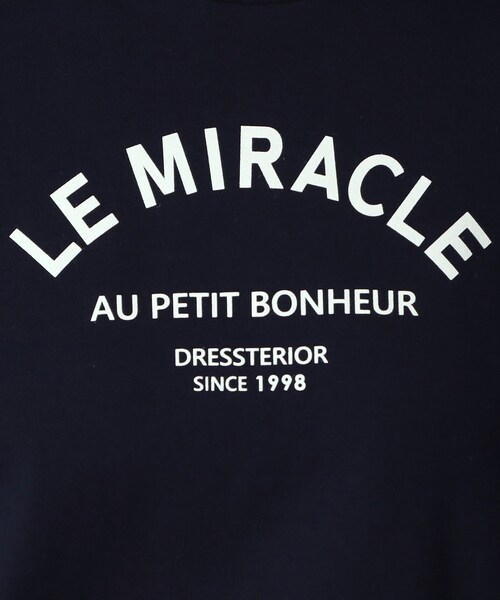 DRESSTERIOR(ドレステリア)の「ル ミラクルロゴT(Tシャツ/カットソー・レディース・ネイビー/レッド系1/オフホワイト・38/36/34)」の4枚目の写真