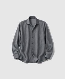 【ATON / エイトン】TWIST WOOL GAUZE LOOSE FIT SHIRT