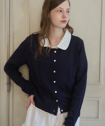 フリルデザインカーディガン/Frill design cardigan