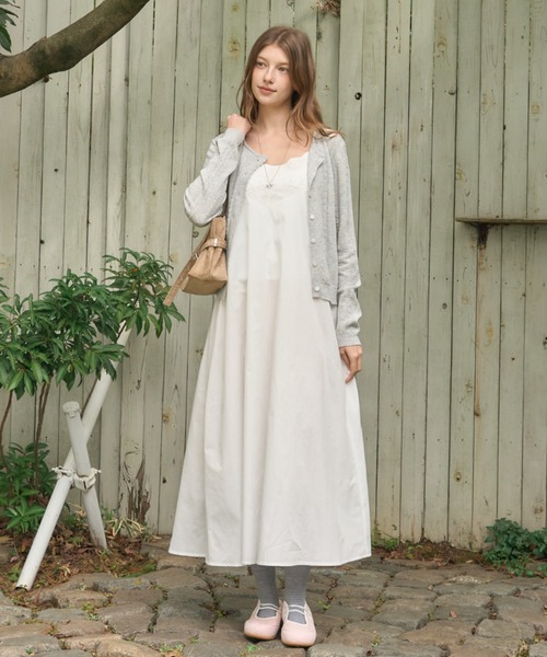 Birthday room（バースデイルーム）の「フリルデザインカーディガン/Frill design cardigan（カーディガン/ボレロ・レディース・グレー/ホワイト/ライトブルー・FREE）」の15枚目の写真