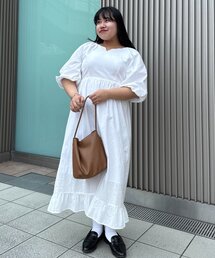 Jena espace merveilleux | 【WEB限定/インフルエンサー企画】バルーン袖切替ワンピ(ワンピース)