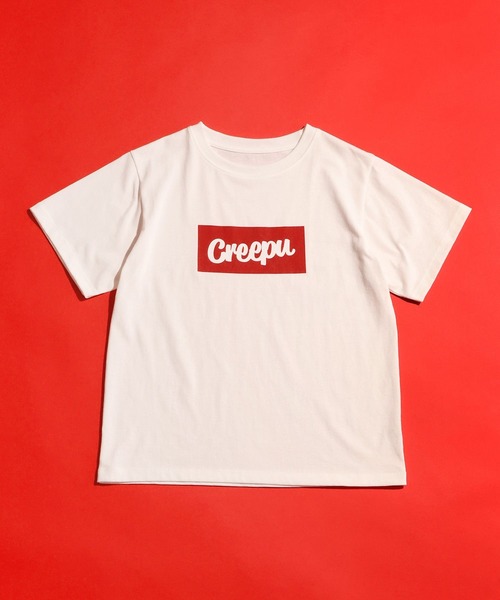 studio CLIP（スタディオクリップ）の「【Creepu】プリントTシャツ（Tシャツ/カットソー・レディース・その他2/その他1/レッド/チャコール・FREE/BIG(L)）」の4枚目の写真