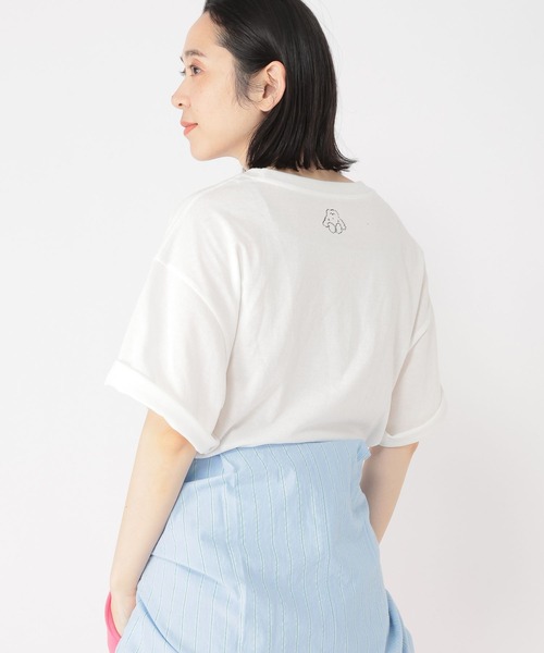 studio CLIP（スタディオクリップ）の「【Creepu】プリントTシャツ（Tシャツ/カットソー・レディース・その他2/その他1/レッド/チャコール・FREE/BIG(L)）」の10枚目の写真