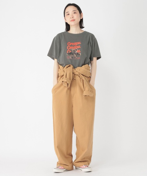 studio CLIP（スタディオクリップ）の「【Creepu】プリントTシャツ（Tシャツ/カットソー・レディース・その他2/その他1/レッド/チャコール・FREE/BIG(L)）」の19枚目の写真