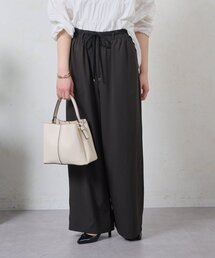 リボン付きジョーゼットパンツ