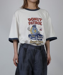 HOOK（フック）の「HOOK -original- フードモチーフ アメリカンカートゥーンプリント ビッグTシャツ (SS)（Tシャツ/カットソー）」