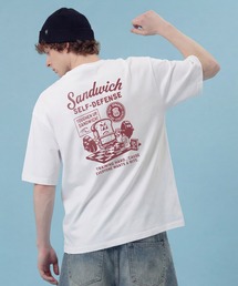 HOOK（フック）の「HOOK -original- フードモチーフ アメリカンカートゥーンプリント ビッグTシャツ (SS)（Tシャツ/カットソー）」