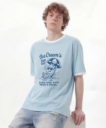 HOOK（フック）の「HOOK -original- フードモチーフ アメリカンカートゥーンプリント ビッグTシャツ (SS)（Tシャツ/カットソー）」