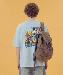 HOOK（フック）の「HOOK -original- フードモチーフ アメリカンカートゥーンプリント ビッグTシャツ (SS)（Tシャツ/カットソー）」