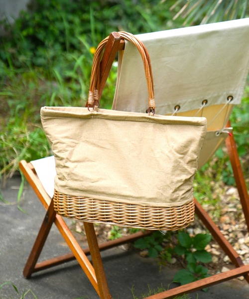 DULTON(ダルトン)の「MARKET TOTE BASKET WITH COOLER L NATURAL/保冷バッグ(エコバッグ/サブバッグ・メンズ・ナチュラル・FREE)」の7枚目の写真