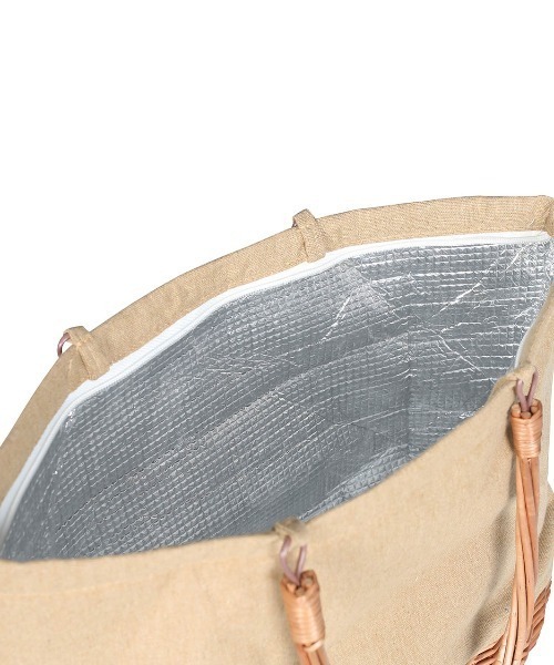 DULTON(ダルトン)の「MARKET TOTE BASKET WITH COOLER L NATURAL/保冷バッグ(エコバッグ/サブバッグ・メンズ・ナチュラル・FREE)」の3枚目の写真