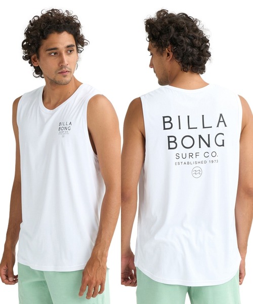 BILLABONG（ビラボン）の「BILLABONG メンズ RASH TANK サーフタンクトップ 【2026年春夏モデル】（タンクトップ・メンズ・ブラック/ホワイト・MEDIUM/LARGE/X-LARGE）」の2枚目の写真