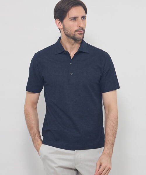 MACKINTOSH LONDON(マッキントッシュ ロンドン)の「【Brighton Polo】ブライトンポロシャツ(ポロシャツ・メンズ・ブラック/ホワイト/ブルー系その他7・XL/M/L)」の3枚目の写真