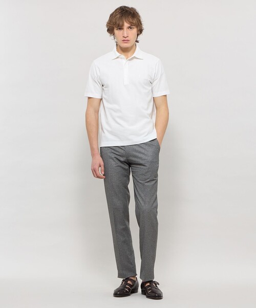 MACKINTOSH LONDON(マッキントッシュ ロンドン)の「【Brighton Polo】ブライトンポロシャツ(ポロシャツ・メンズ・ブラック/ホワイト/ブルー系その他7・XL/M/L)」の4枚目の写真