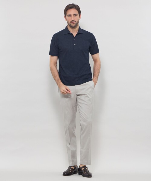 MACKINTOSH LONDON(マッキントッシュ ロンドン)の「【Brighton Polo】ブライトンポロシャツ(ポロシャツ・メンズ・ブラック/ホワイト/ブルー系その他7・XL/M/L)」の6枚目の写真