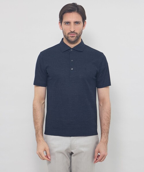 MACKINTOSH LONDON(マッキントッシュ ロンドン)の「【Brighton Polo】ブライトンポロシャツ(ポロシャツ・メンズ・ブラック/ホワイト/ブルー系その他7・XL/M/L)」の7枚目の写真