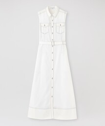 LOVELESS | バックスカーフノースリーブワンピース(シャツワンピース)