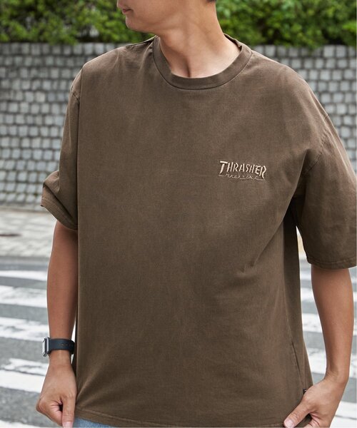 VENCEEXCHANGE（ヴァンスエクスチェンジ）の「【THRASHER ／スラッシャー】ピグメントフォトプリントT（Tシャツ/カットソー・メンズ・チャコール/グレー/ピンク/ブラウン・LL/M/L）」の6枚目の写真