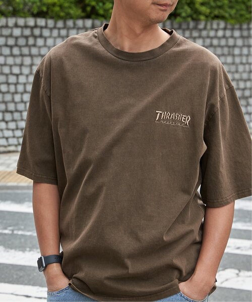 VENCEEXCHANGE（ヴァンスエクスチェンジ）の「【THRASHER ／スラッシャー】ピグメントフォトプリントT（Tシャツ/カットソー・メンズ・チャコール/グレー/ピンク/ブラウン・LL/M/L）」の7枚目の写真