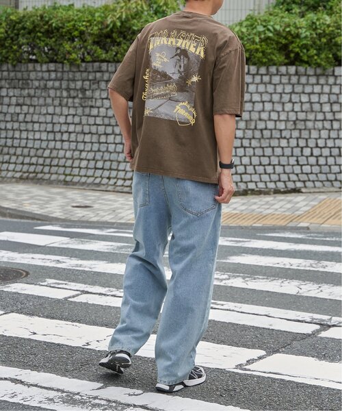 VENCEEXCHANGE（ヴァンスエクスチェンジ）の「【THRASHER ／スラッシャー】ピグメントフォトプリントT（Tシャツ/カットソー・メンズ・チャコール/グレー/ピンク/ブラウン・LL/M/L）」の9枚目の写真