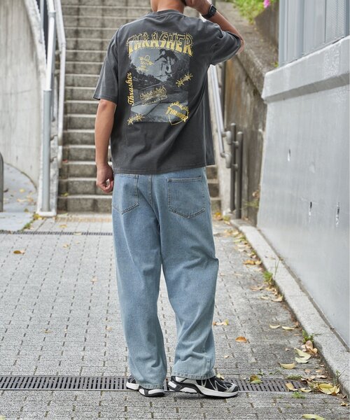 VENCEEXCHANGE（ヴァンスエクスチェンジ）の「【THRASHER ／スラッシャー】ピグメントフォトプリントT（Tシャツ/カットソー・メンズ・チャコール/グレー/ピンク/ブラウン・LL/M/L）」の18枚目の写真