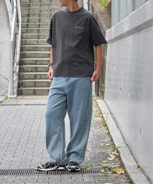VENCEEXCHANGE（ヴァンスエクスチェンジ）の「【THRASHER ／スラッシャー】ピグメントフォトプリントT（Tシャツ/カットソー・メンズ・チャコール/グレー/ピンク/ブラウン・LL/M/L）」の19枚目の写真