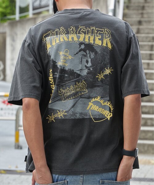 VENCEEXCHANGE（ヴァンスエクスチェンジ）の「【THRASHER ／スラッシャー】ピグメントフォトプリントT（Tシャツ/カットソー・メンズ・チャコール/グレー/ピンク/ブラウン・LL/M/L）」の20枚目の写真