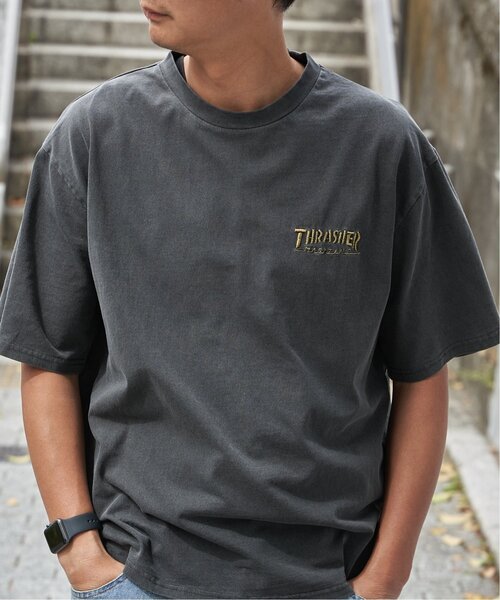 VENCEEXCHANGE（ヴァンスエクスチェンジ）の「【THRASHER ／スラッシャー】ピグメントフォトプリントT（Tシャツ/カットソー・メンズ・チャコール/グレー/ピンク/ブラウン・LL/M/L）」の21枚目の写真