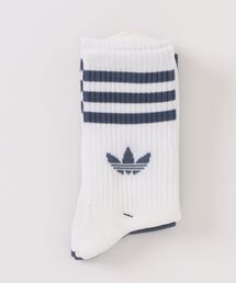 adidas(�A�f�B�_�X)��ADIDAS �E�F�A �A�f�B�_�X U 3ST CREW SOCKS 3P(HIGH SUMME �\�b�N�X KX5285 WHT/OWT/PIN(�\�b�N�X/�C��)
