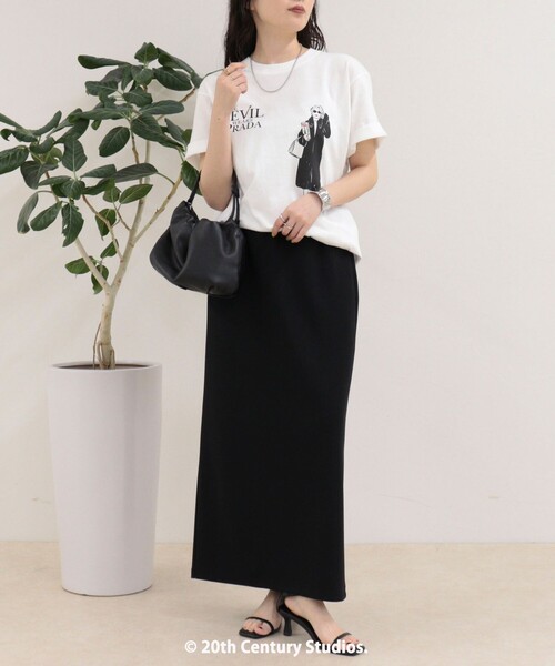 fredy emue(フレディエミュ)の「【GOOD ROCK SPEED/グッドロックスピード】The DEVIL wears PRADA半袖Tシャツ(Tシャツ/カットソー・レディース・ホワイト系その他/ホワイト系その他2・38)」の6枚目の写真