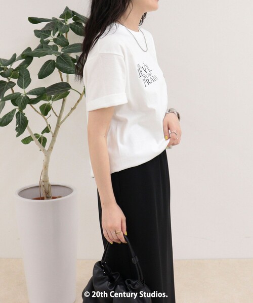 fredy emue(フレディエミュ)の「【GOOD ROCK SPEED/グッドロックスピード】The DEVIL wears PRADA半袖Tシャツ(Tシャツ/カットソー・レディース・ホワイト系その他/ホワイト系その他2・38)」の8枚目の写真