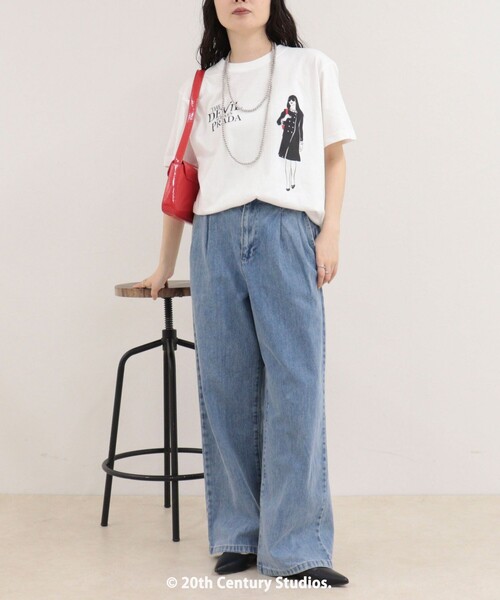 fredy emue(フレディエミュ)の「【GOOD ROCK SPEED/グッドロックスピード】The DEVIL wears PRADA半袖Tシャツ(Tシャツ/カットソー・レディース・ホワイト系その他/ホワイト系その他2・38)」の11枚目の写真