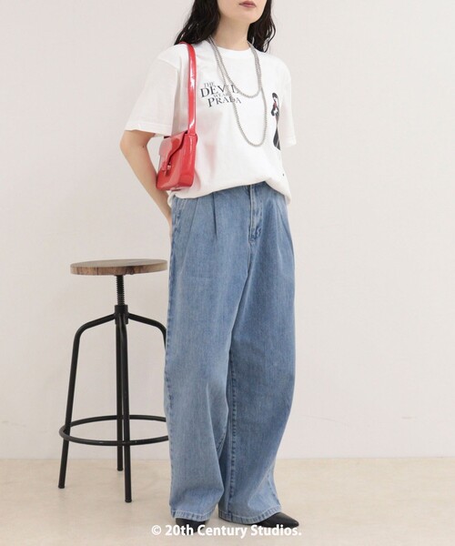 fredy emue(フレディエミュ)の「【GOOD ROCK SPEED/グッドロックスピード】The DEVIL wears PRADA半袖Tシャツ(Tシャツ/カットソー・レディース・ホワイト系その他/ホワイト系その他2・38)」の12枚目の写真