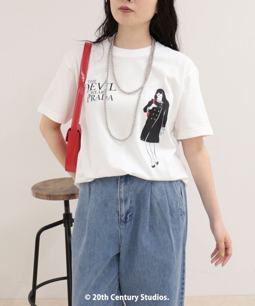 fredy emue(フレディエミュ)の「【GOOD ROCK SPEED/グッドロックスピード】The DEVIL wears PRADA半袖Tシャツ(Tシャツ/カットソー・レディース・ホワイト系その他/ホワイト系その他2・38)」の18枚目の写真