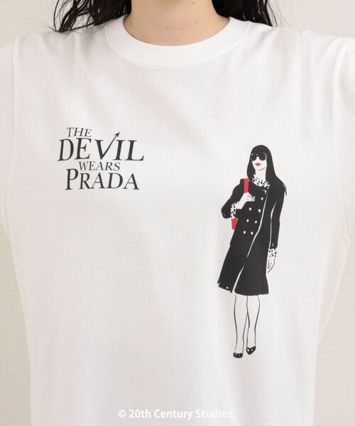 fredy emue(フレディエミュ)の「【GOOD ROCK SPEED/グッドロックスピード】The DEVIL wears PRADA半袖Tシャツ(Tシャツ/カットソー・レディース・ホワイト系その他/ホワイト系その他2・38)」の22枚目の写真