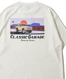 【GERRY/ジェリー】冷感ポンチバックプリントクルーネックTシャツ / グラフィックプリントクルーネックTシャツ